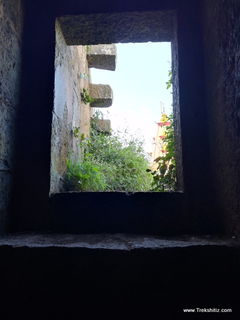 Secret escape door at Rajhansgad (Yellur Fort)